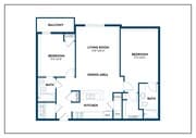 Normandy | 2BD, 2BA | 992SF