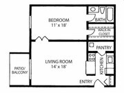 1BR/1BA