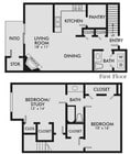 Two Bed - One and a Half Bath