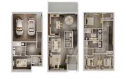 th1 floor plan Solis Dresden Village