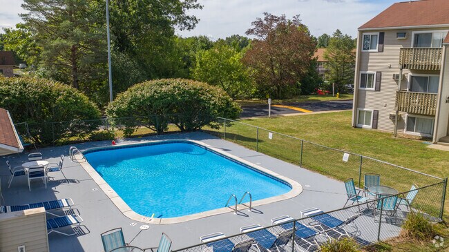 Pool + green space