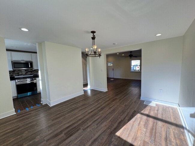 Photo - 3 bed 1.5 bath - freshly updated, central air, dishwasher, washer/dryer