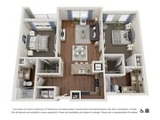 B2.1 - 2x2 floor plan Parkside at Avalon Park