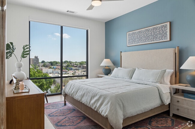 2BR, 2BA - 1,068SF - Primary Bedroom
