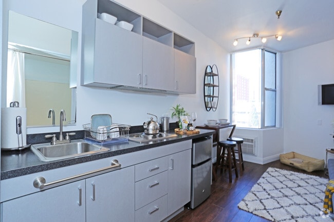 Studio-165SF Kitchen Area