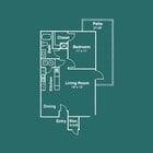 One Bedroom 700 sqft.gif