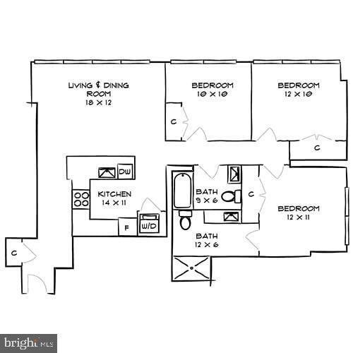 Building Photo - 2200 Benjamin Franklin Pkwy Unit 3B-N0105 Rental