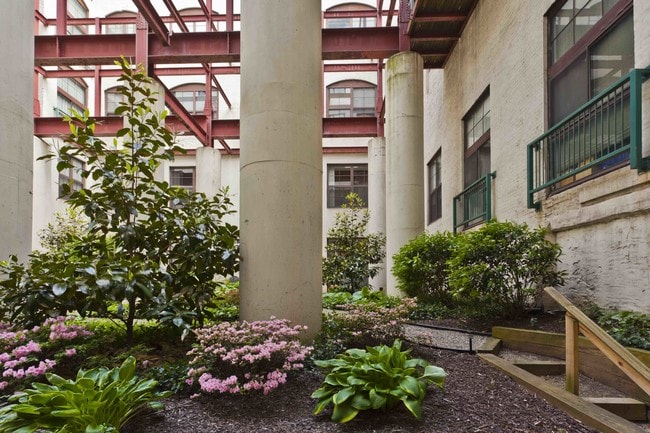 Courtyard apartments with private balconies