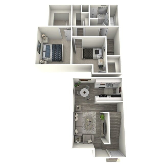 2 bdrm 1 bath Townhome