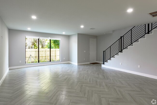 The Grove - living room - 333 NW 41st St