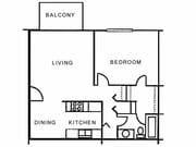 1BR/1BA