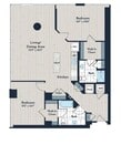 2B-2b Floor Plan