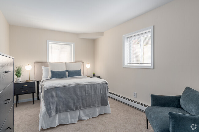 2BR, 1BA - 745SF - Bedroom - Norris Hills Apartments