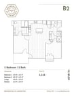 B2 1,114 Sq Ft