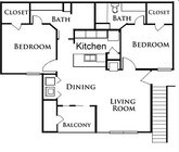 2BR/2BA