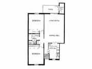 2 Bedroom x 1 Bath