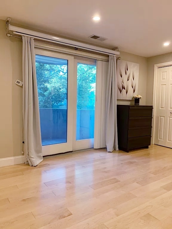 Master Bedroom (view with balcony) - 295 W Wyoming Ave Unit 1A