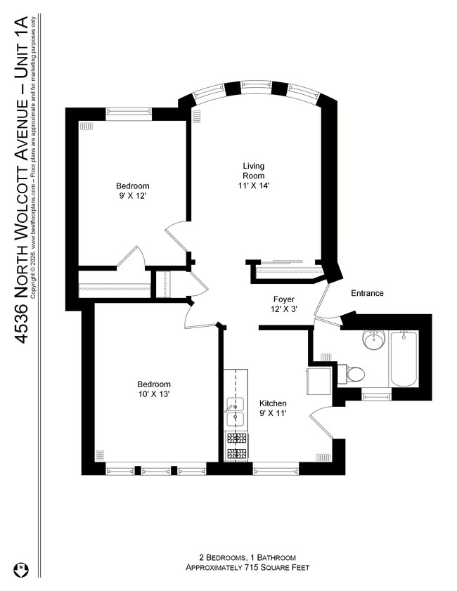 Photo - 4538 N Wolcott Ave Unit 4536-1A