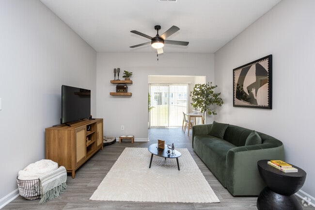2BR, 2BA - 1,230SF - Living Room