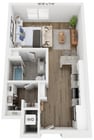 O1 floor plan Rivette Tower