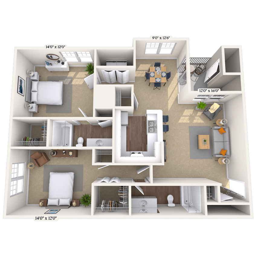 Floor Plan - The Biltmore