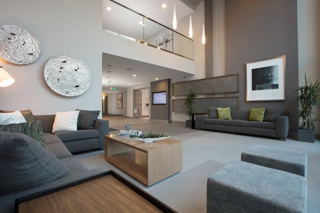 Leasing office featuring warm design and a friendly onsite team at Aster Apartments in Dublin, CA.