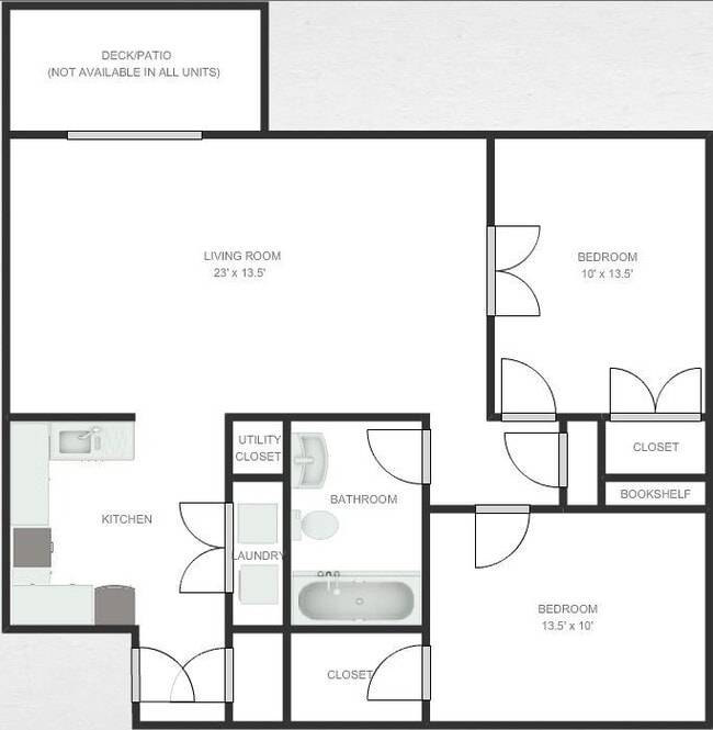 Photo - $1100 | 2 Bedroom, 1 Bathroom CONDO | CAT ...