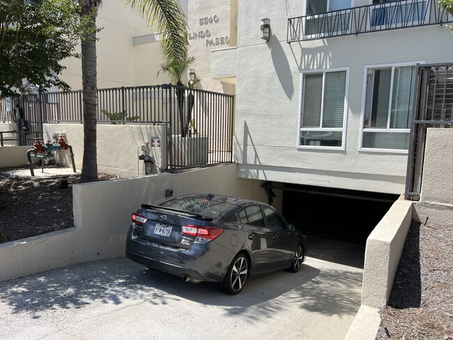 Garage entry 2 spaces - 5540 Lindo Paseo Unit Campus Walk Condos