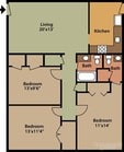 3BR/2BA