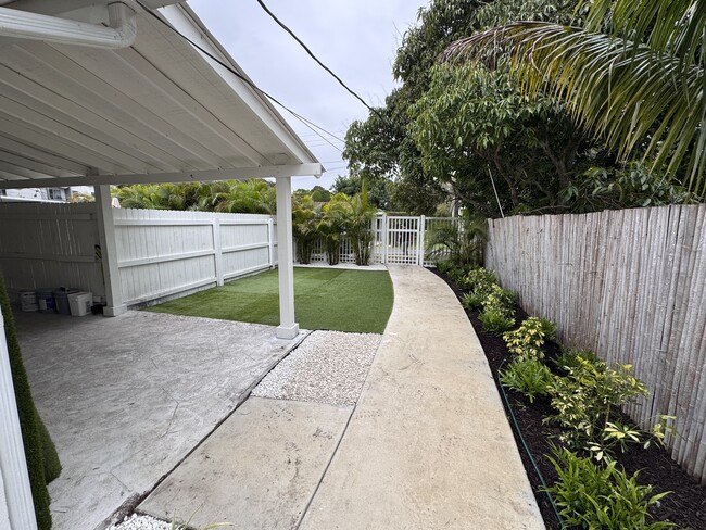 Outdoor private garden - 13680 NE 16th Ave Unit Small Home in North Miami
