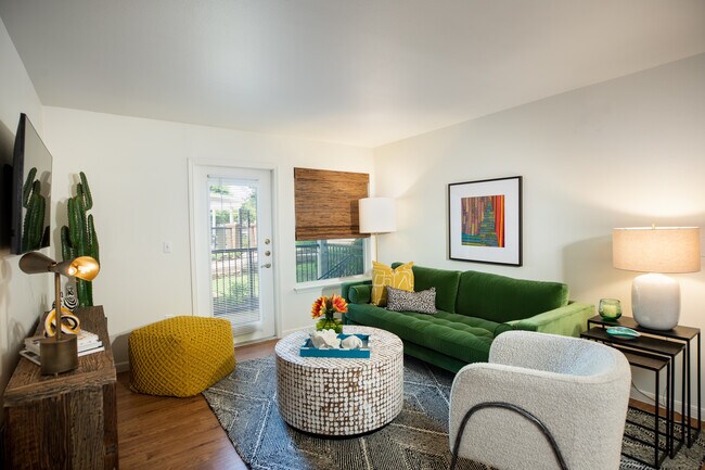 A1 Floorplan - Living Room and Balcony