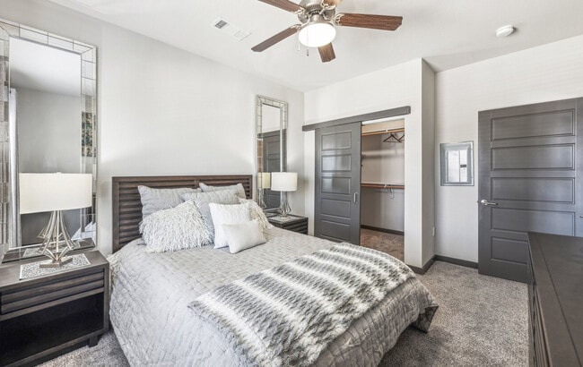 Bedroom with Walk-In Closets