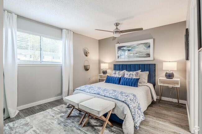 2BR, 2BA - 930SF - Bedroom 1