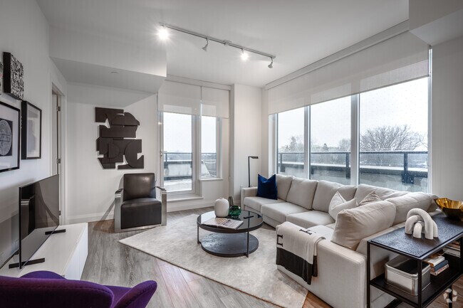 3 chambres, 4 salles de bain - 132 m² - Salon - Opale - The Whitney on Redpath