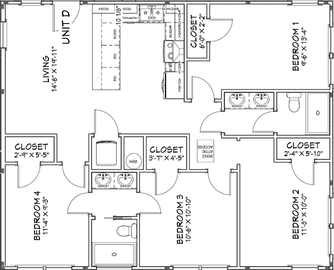 Building Photo - 4 br, 2 bath 4plex - 1100 Holly Street Nor... Rental