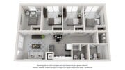 A photo of our 4x2 floor plan, The New England.