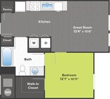 Fremont 1 bed