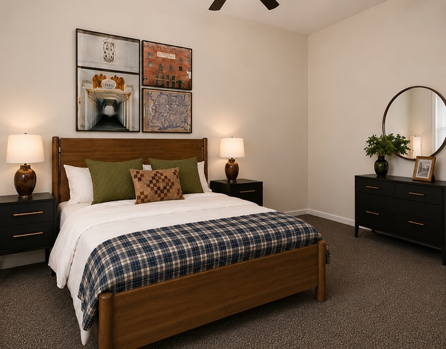 Ellison Model Unit Bedroom AI