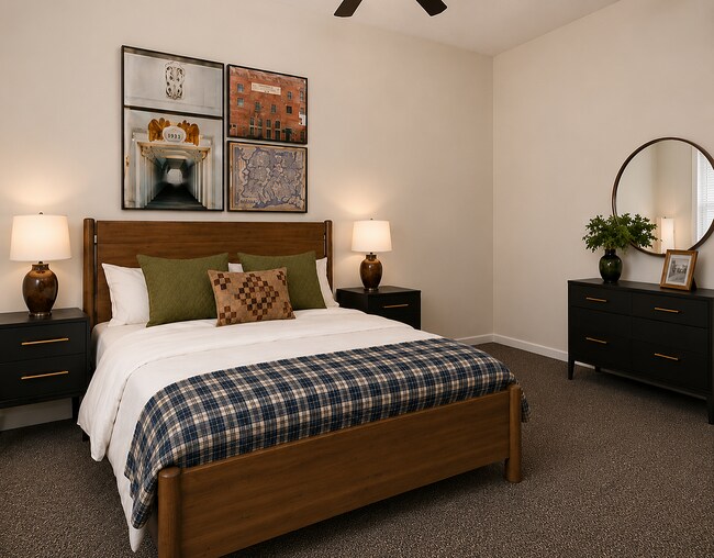 Ellison Model Unit Bedroom AI - The Ellison