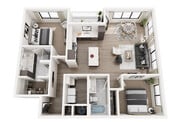 C-3A floor plan The Hudson