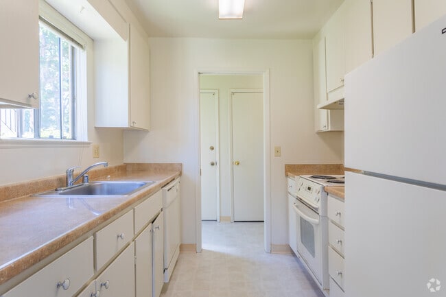 1 Bed 1 Bath Kitchen - Royal Ambassador Apartments