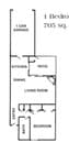1BR/1BA
