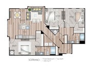 Soprano (Balcony in select units)