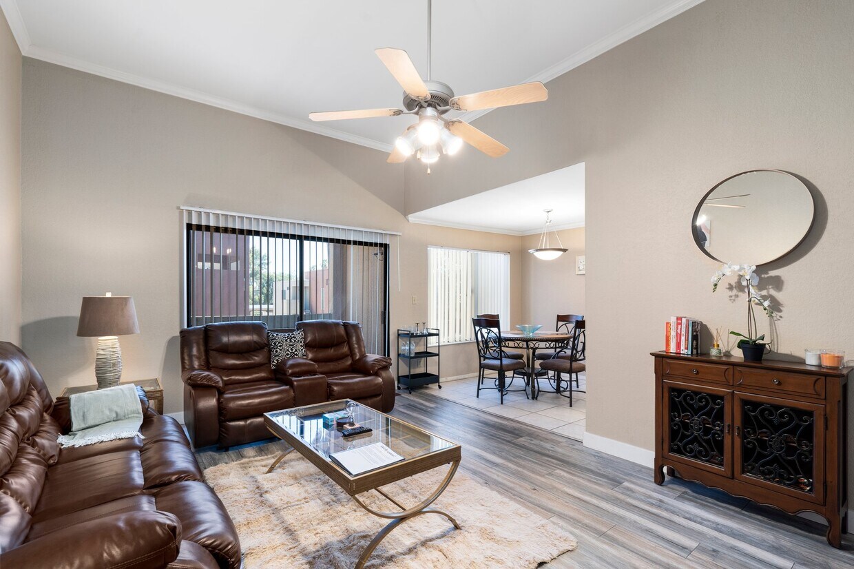 Dining room view from the living room - 3600 N Hayden Rd (Scottsdale, AZ)