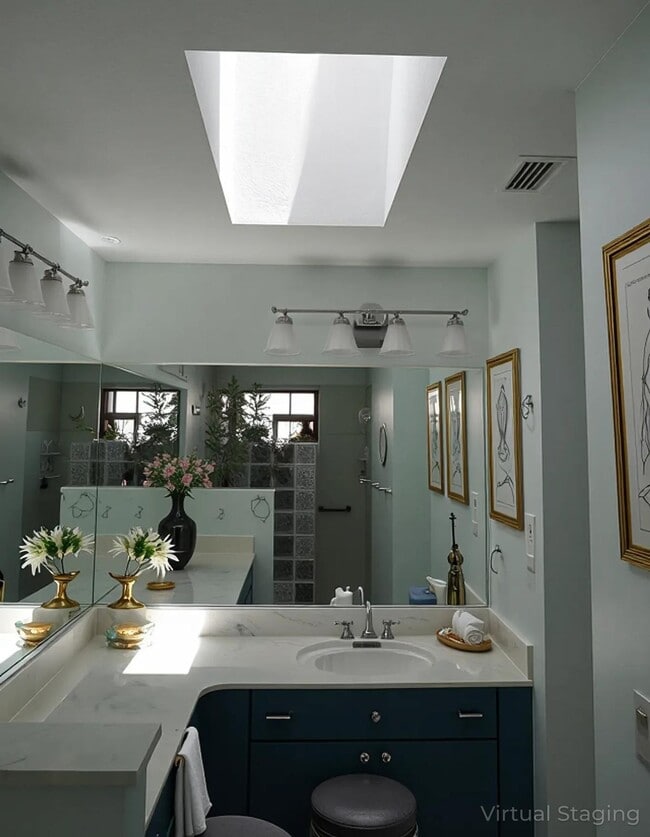 Main Bath with Two Sinks
