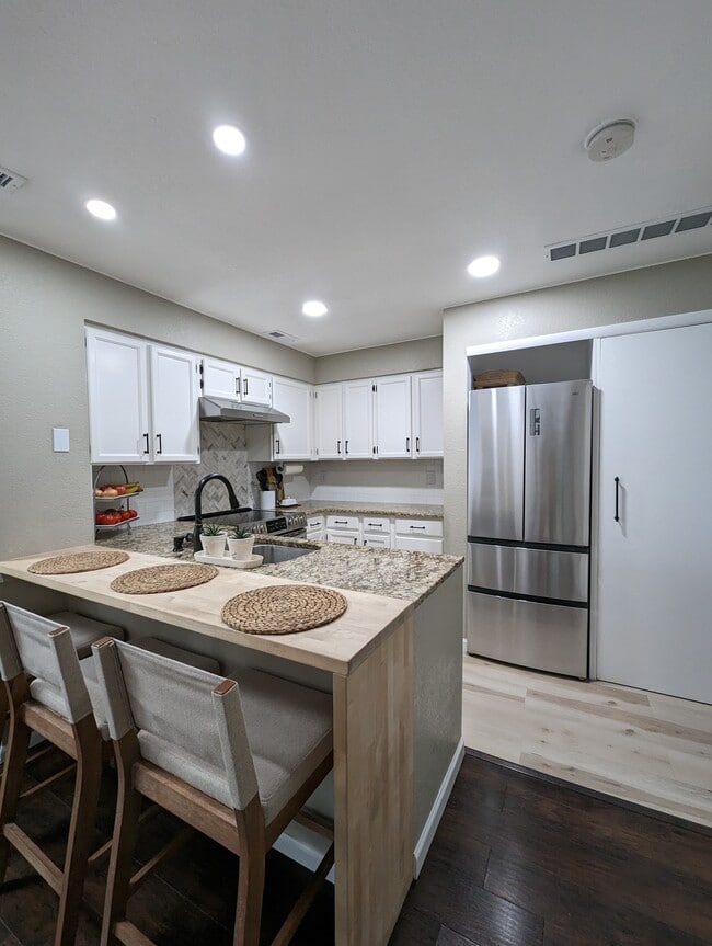 New refrigerator with two convenient freezer drawer. - 842 S Vance St Condo Unit C