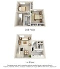 Two Bedroom Townhome A