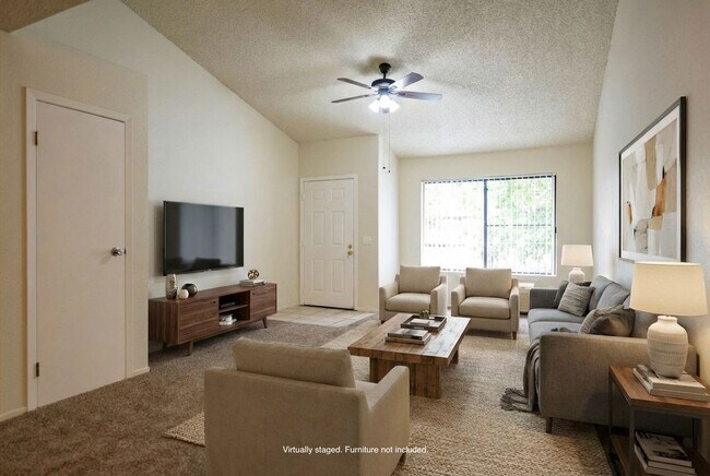 2BR, 2BA Living Room (staged)
