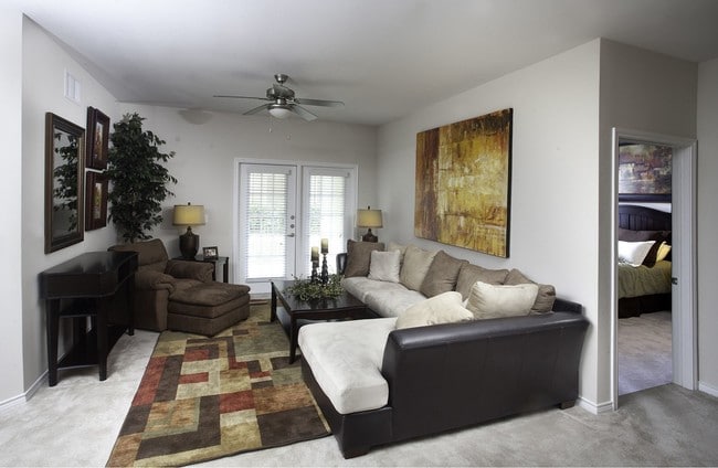 Model Living Room - Chapel Creek Apartments