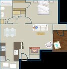 A floor plan CP Waterfront